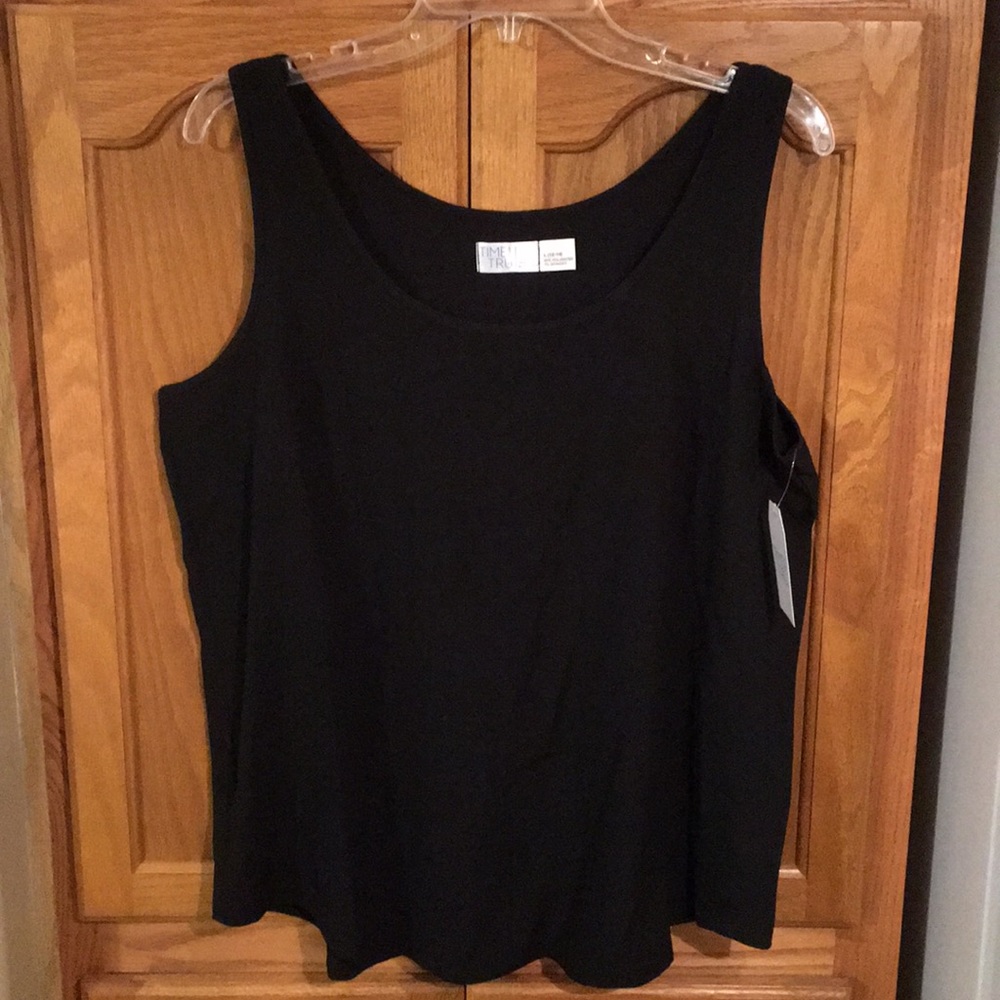 Black tank top